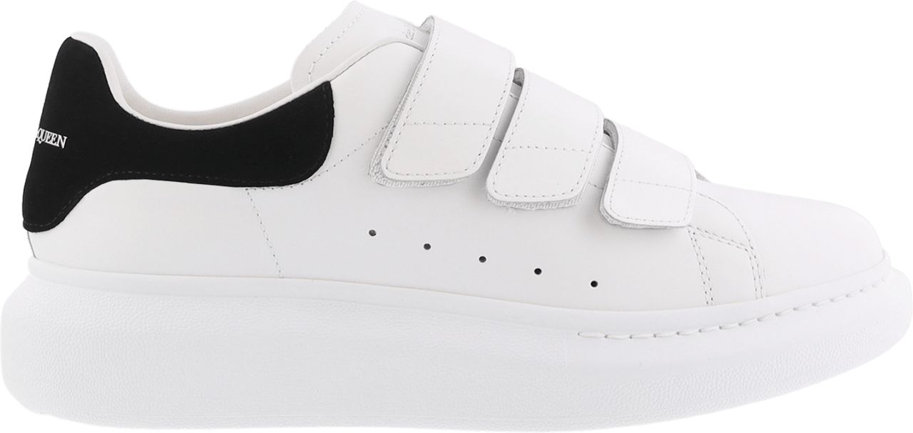 Alexander McQueen Dames Oversized Sneaker wit/zwart Wit