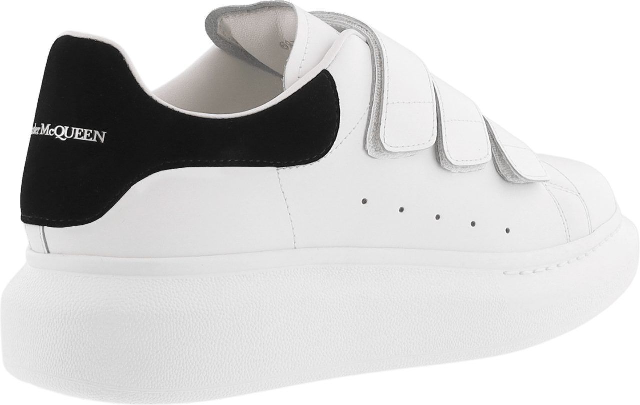 Alexander McQueen Dames Oversized Sneaker wit/zwart Wit