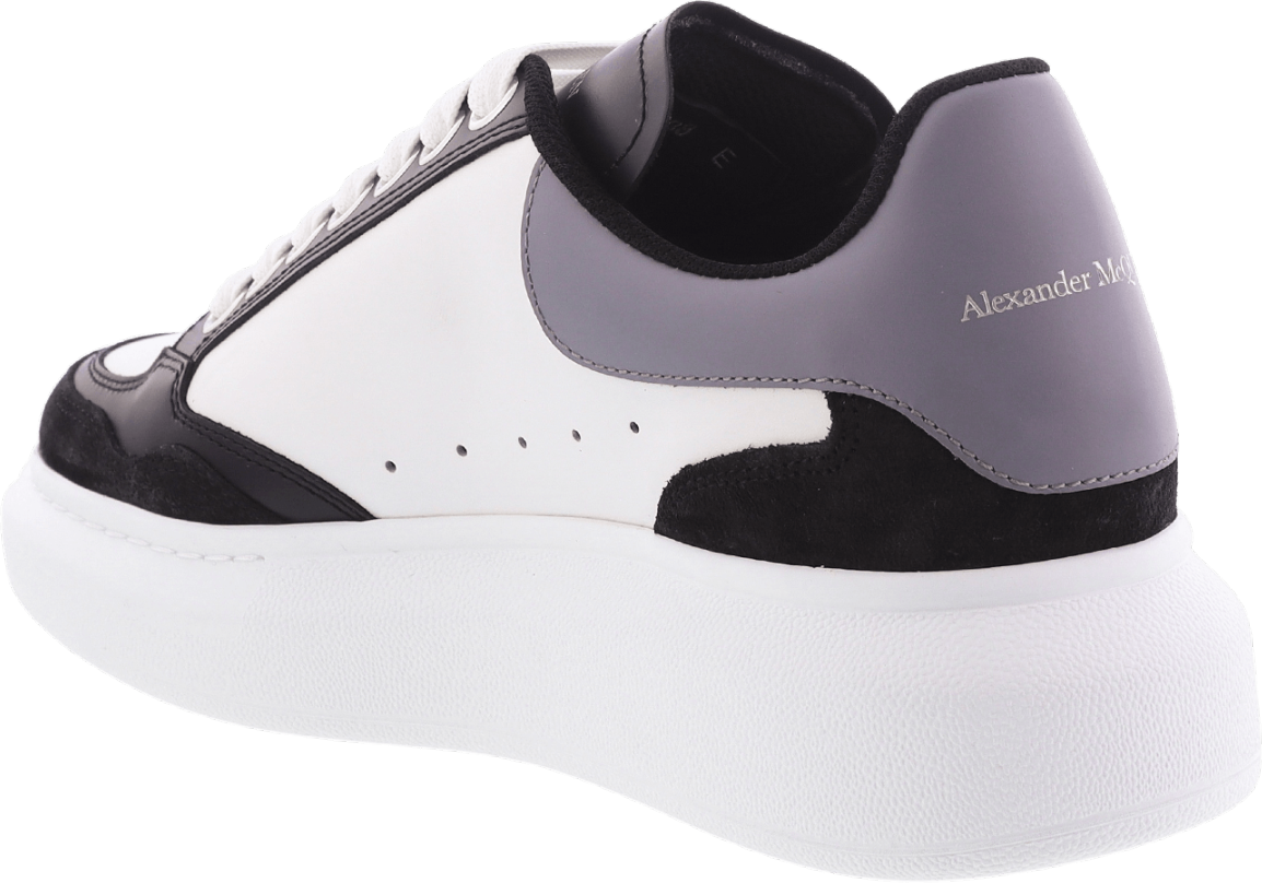 Alexander McQueen Dames Oversized Sneaker wit/zwart/gr Zwart