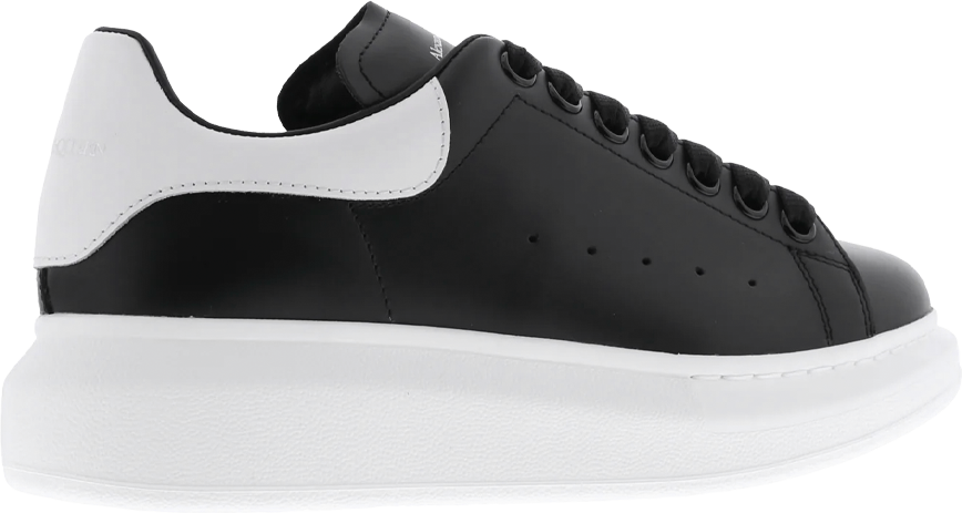 Alexander McQueen Dames Oversized Sneaker zwart/wit Zwart