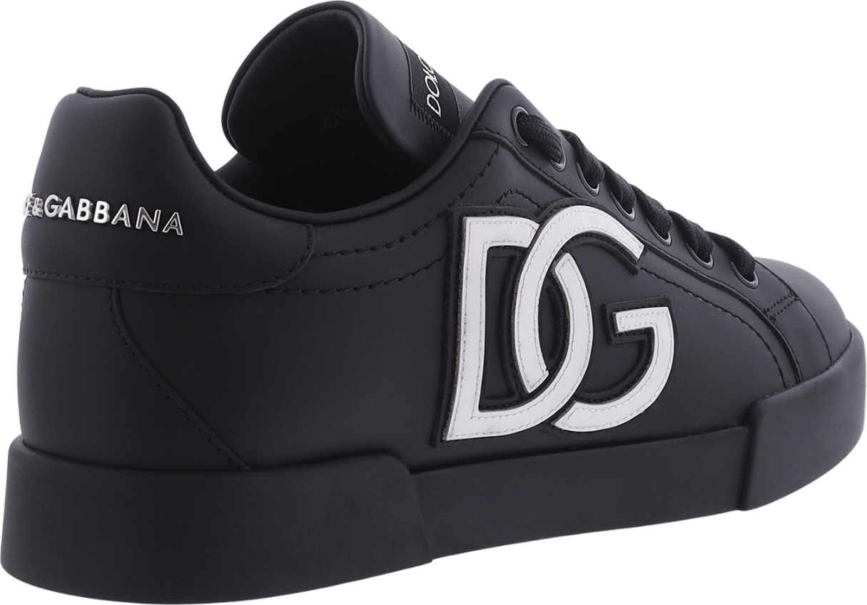 Dolce & Gabbana Dames Portofino Sneaker DGLogo Zwart Zwart