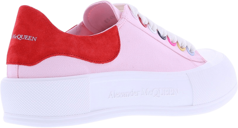 Alexander McQueen Dames Sneaker Fabri.S.Gomm Ca.S./Sen Roze