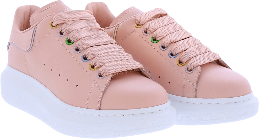 Alexander McQueen Dames Sneaker Pelle S.Gomm La./Mul.B Roze