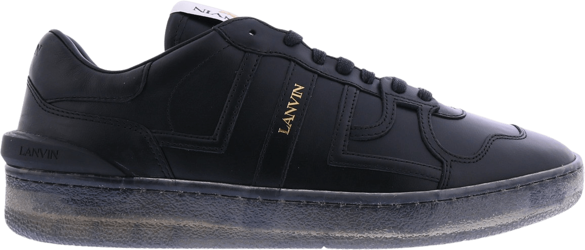 Lanvin Heren Clay Low Top Sneakers Zwart