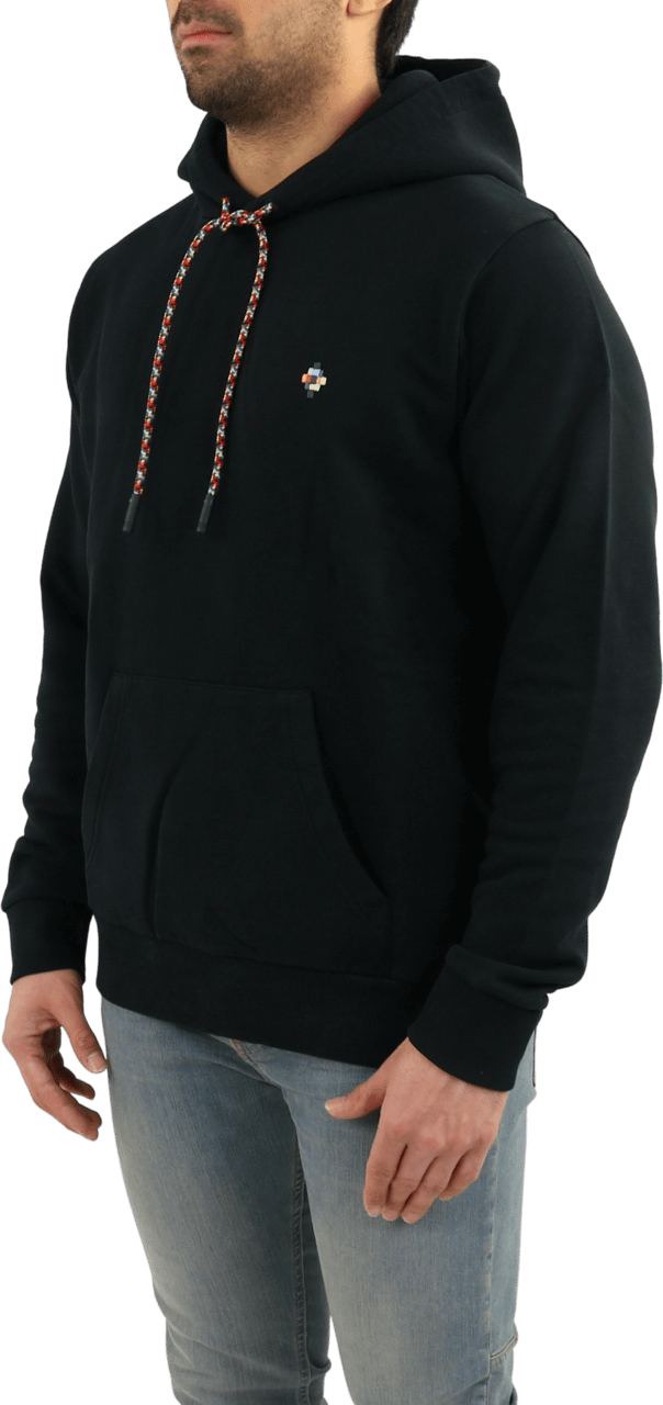 Marcelo Burlon Heren Colourful Cross Regular Hood B Zwart