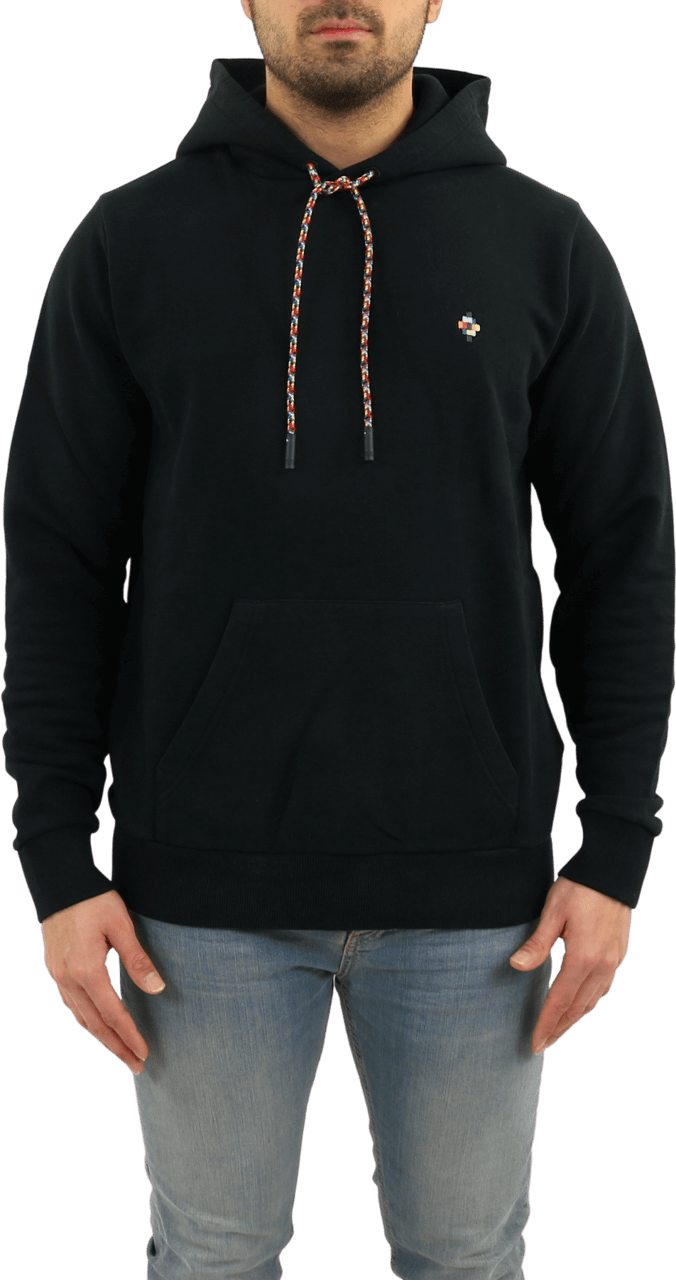 Marcelo Burlon Heren Colourful Cross Regular Hood B Zwart