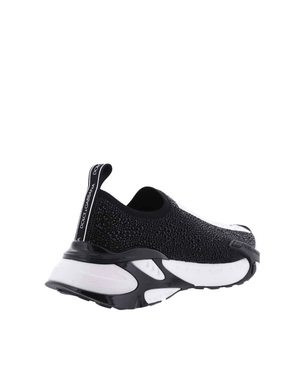 Dolce & Gabbana Heren Fast Sneakers Zwart/Wit Gala Zwart