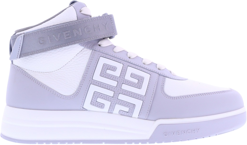 Givenchy Heren G4 High-Top Sneakers Wit/Grijs Wit