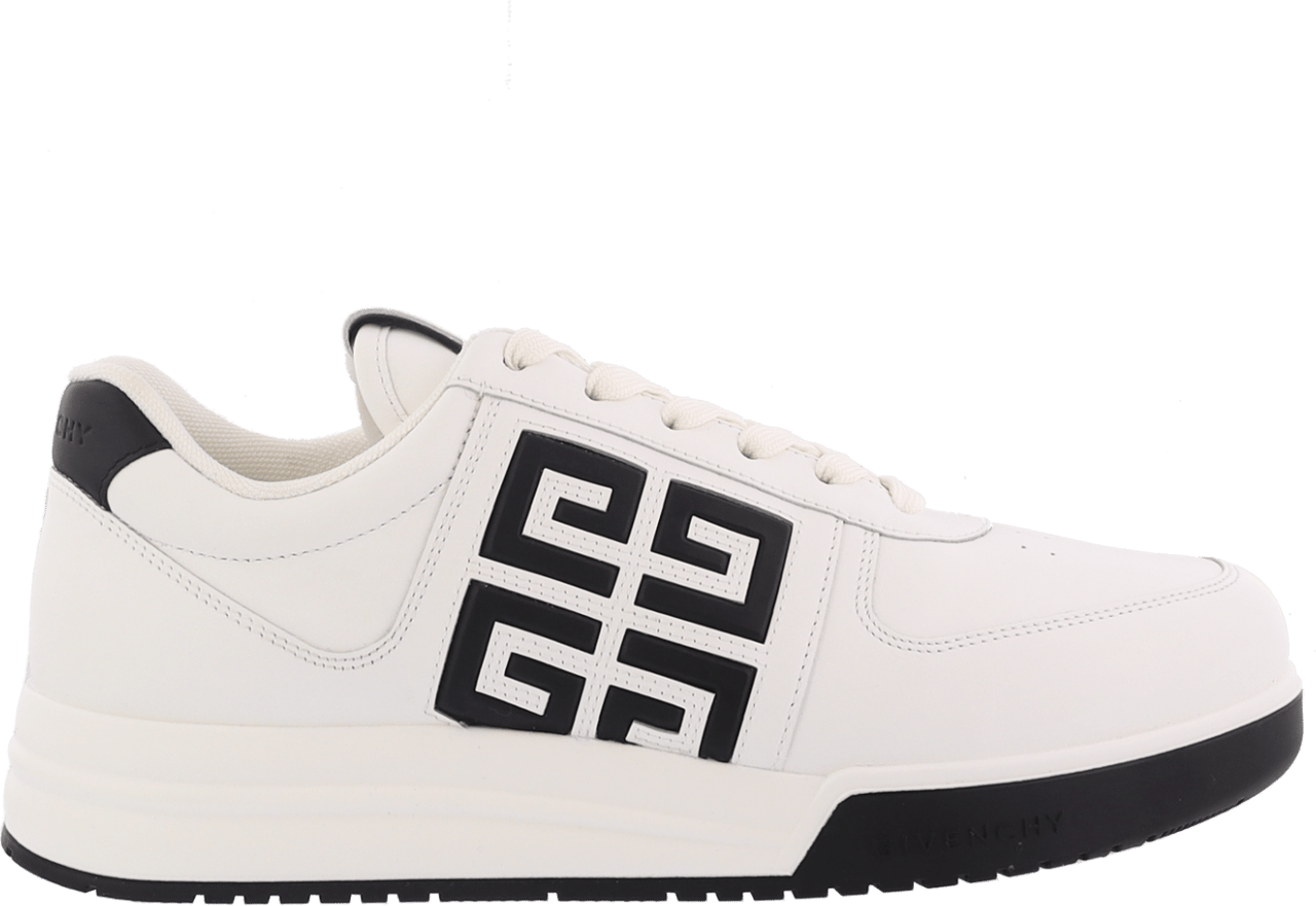 Givenchy Heren G4 Low Sneakers Wit/Zwart Wit