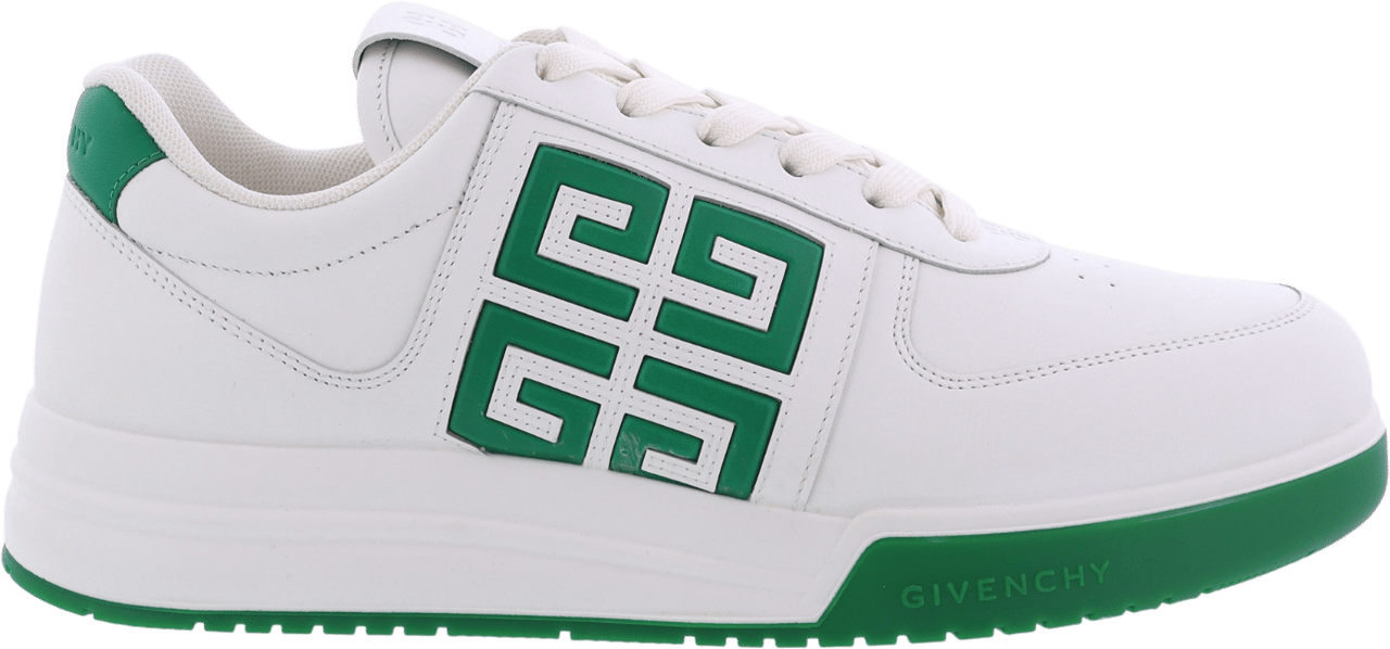Givenchy Heren G4 Low Sneakers Wit/Groen Wit