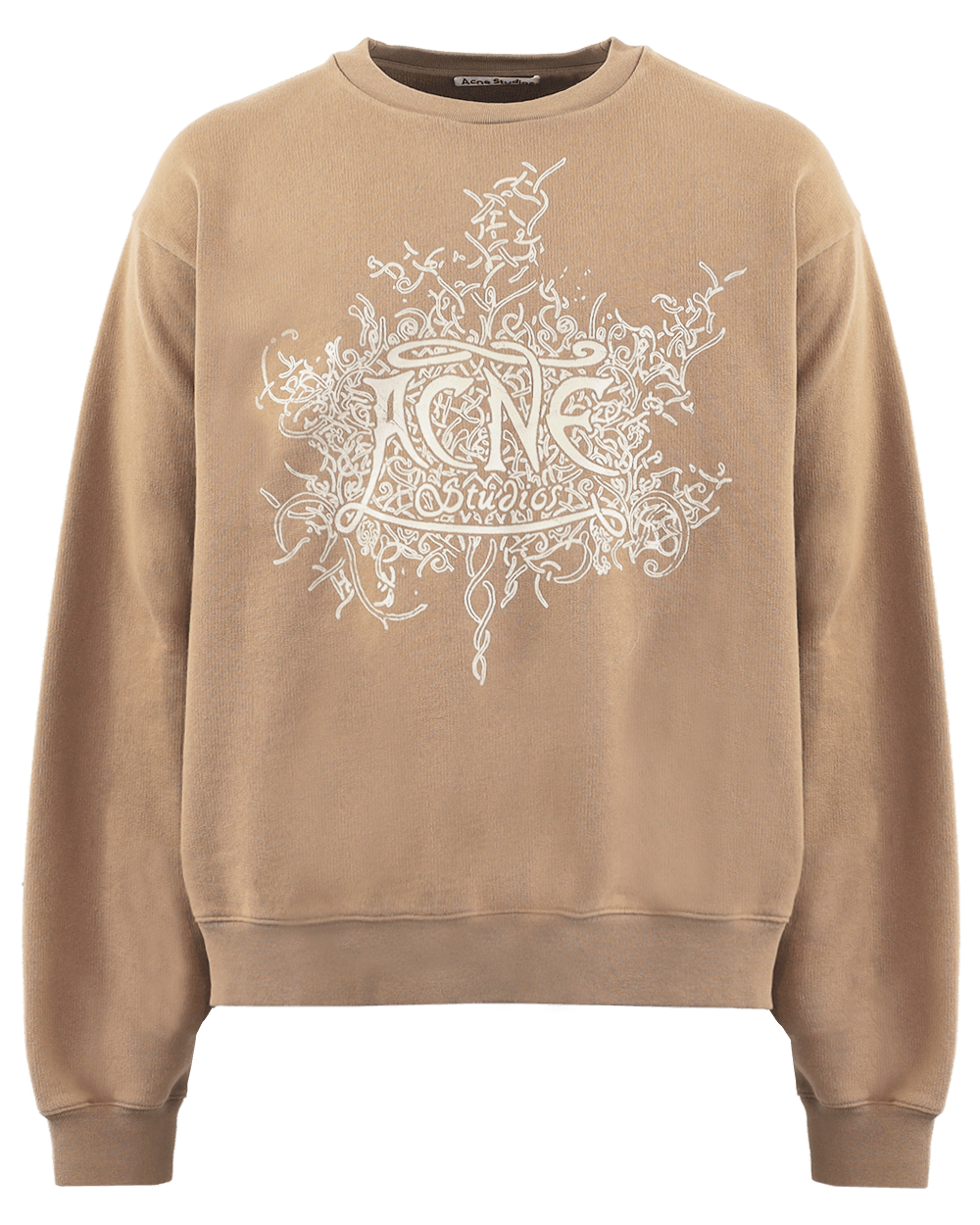 Acne Studios Heren Glow in the Dark Sweater Beige Beige