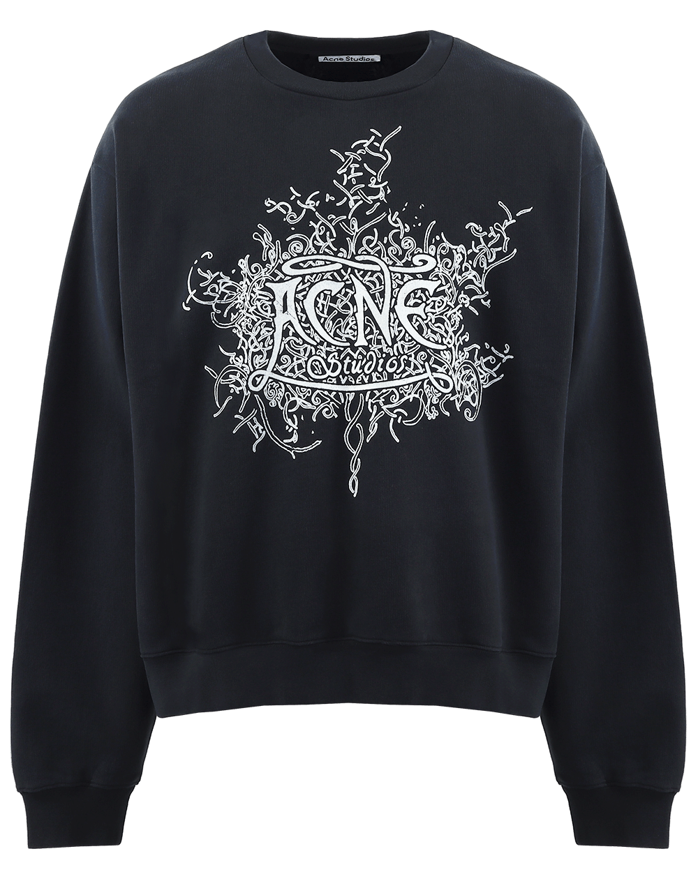 Acne Studios Heren Glow in the Dark Sweater Zwart Zwart