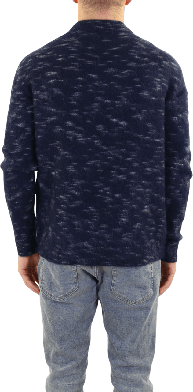 Acne Studios Heren Kniited Jumper Blauw Blauw