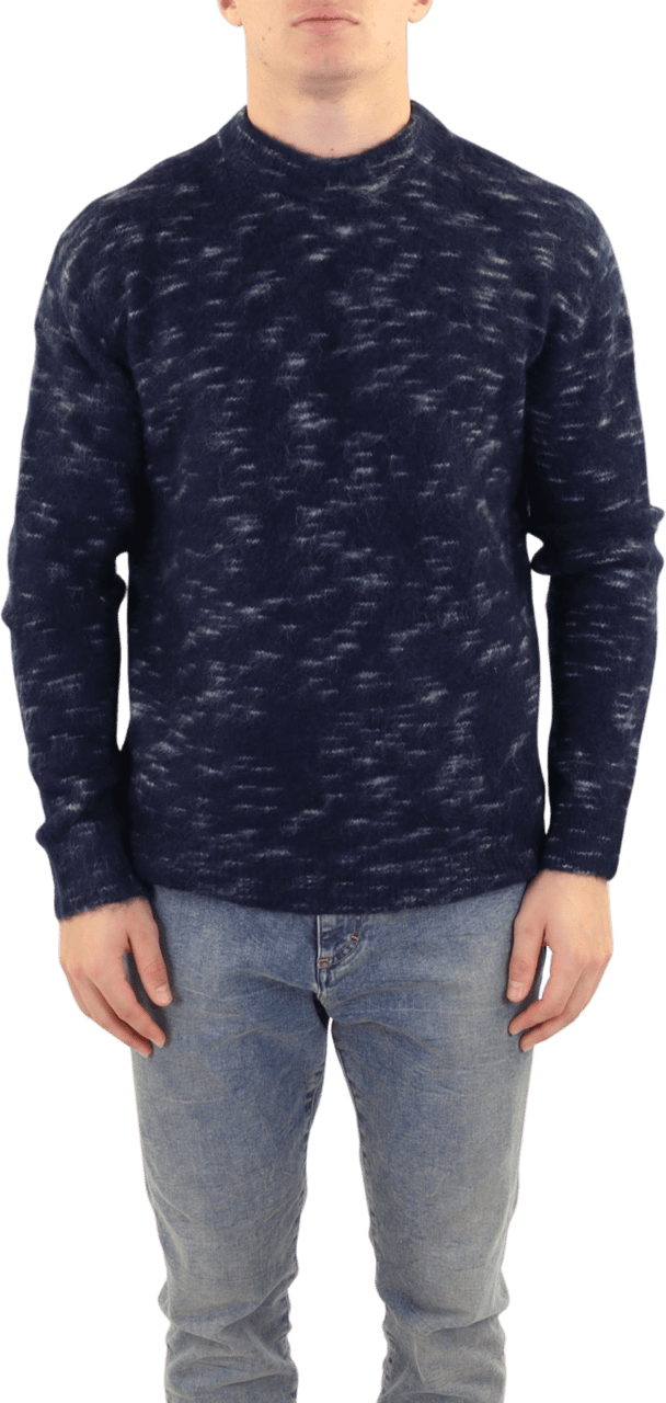 Acne Studios Heren Kniited Jumper Blauw Blauw