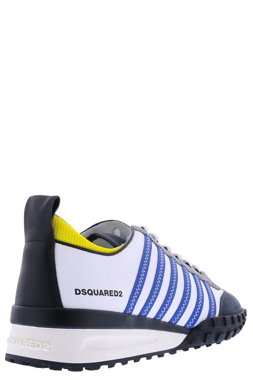 Dsquared2 Heren Lace-Up Low Top Sneakers Wit