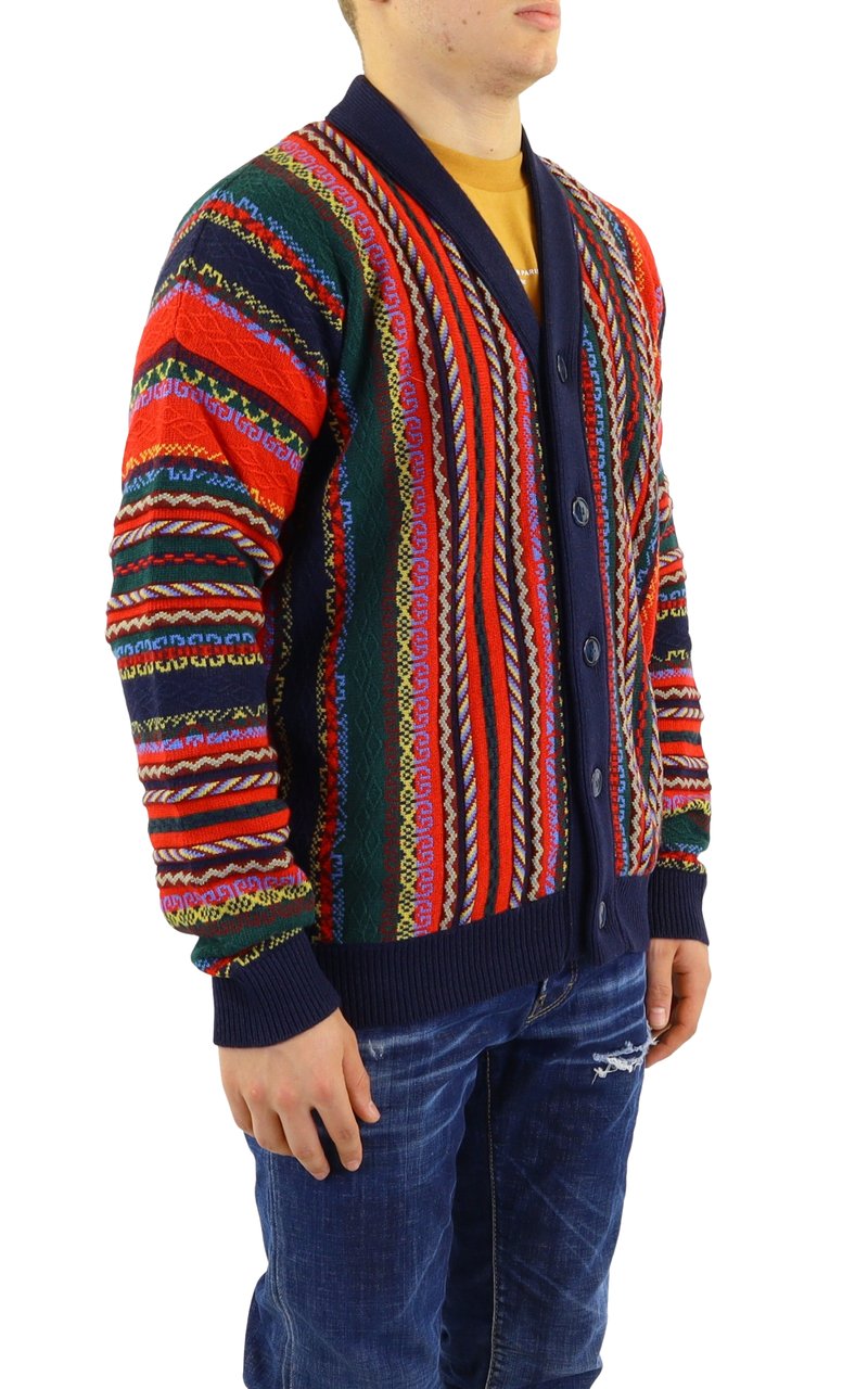 Drôle de Monsieur Heren Le Cardigan 90 Blauw