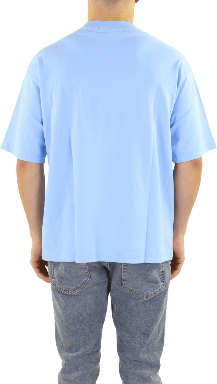 Drôle de Monsieur Heren Le T-Shirt Patch Ddm Blauw