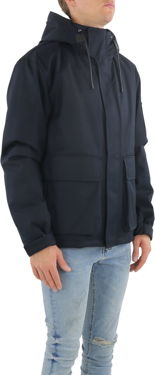 Mackage Heren Mens Hooded Light Down Jacket Blauw