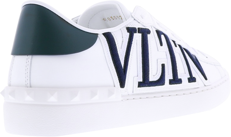Valentino Heren Open Sneaker VL7N Wit/Zwart Wit