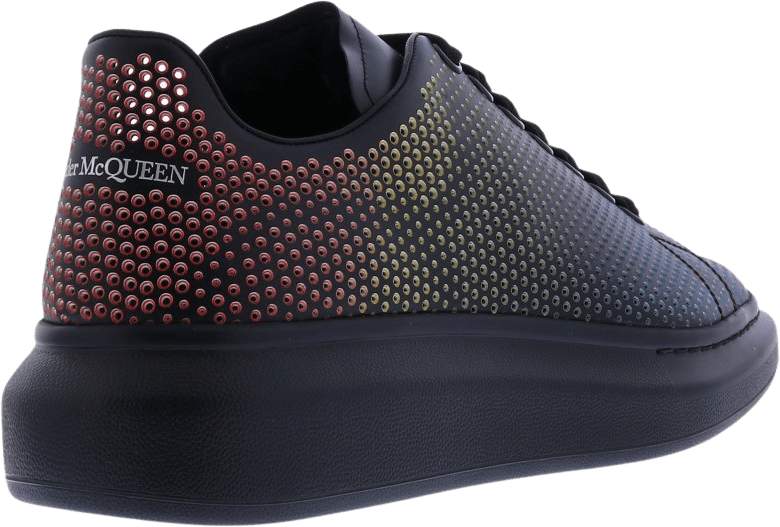 Alexander McQueen Heren Oversized Sneaker SS22 Perfo Zwart