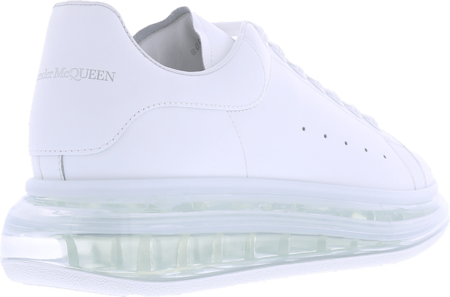 Alexander McQueen Heren Oversized Sneaker Transp Wit Wit