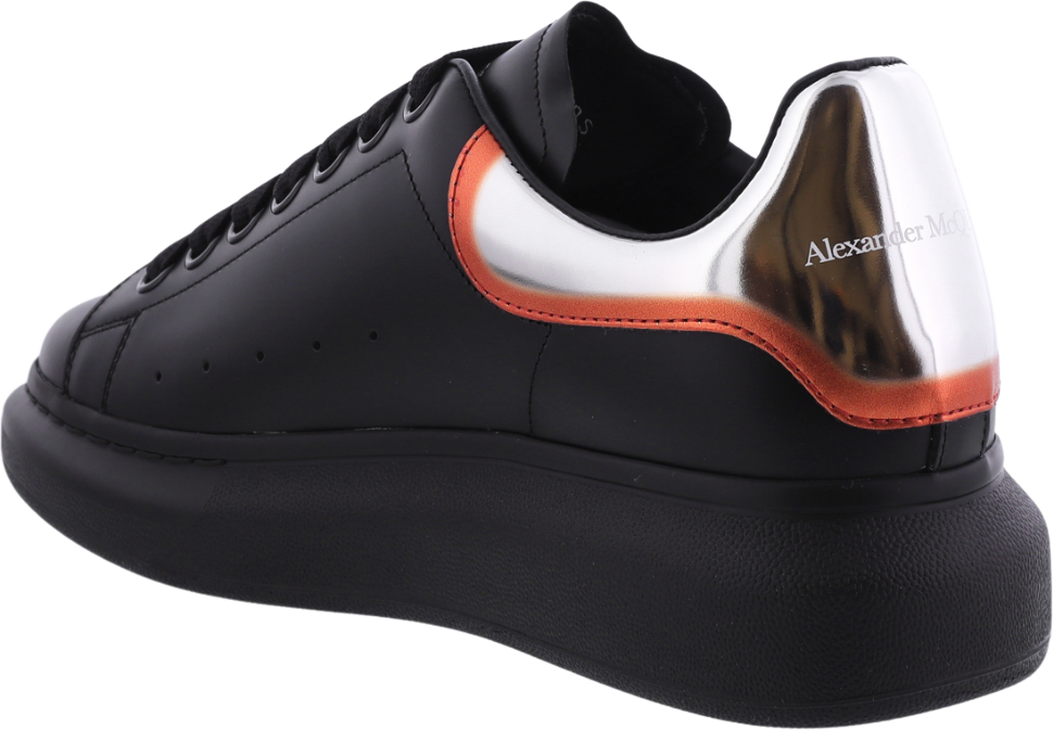 Alexander McQueen Heren Oversized Sneaker zwart/zilver Zwart