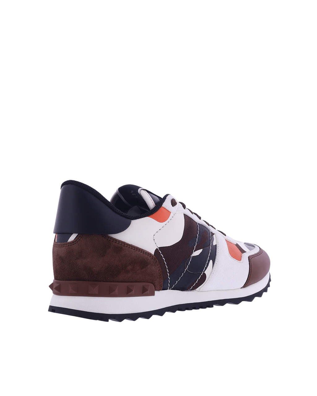 Valentino Heren RockRunner Sneaker Bruin/Wit Bruin