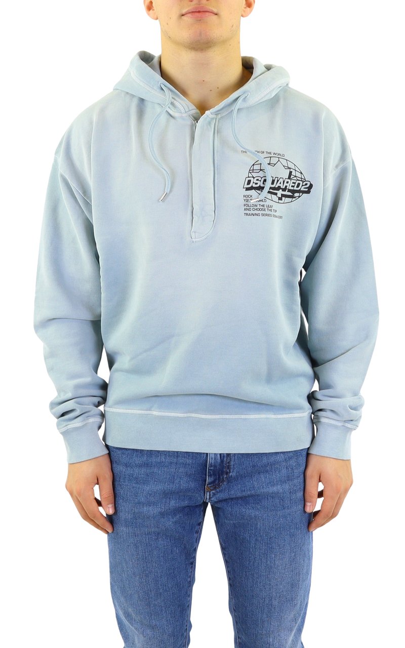 Dsquared2 Heren Sweatshirt Blauw