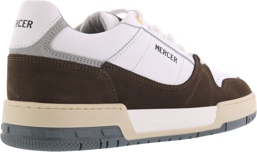 Mercer Amsterdam Heren The 90 Ace Wit/Bruin Wit