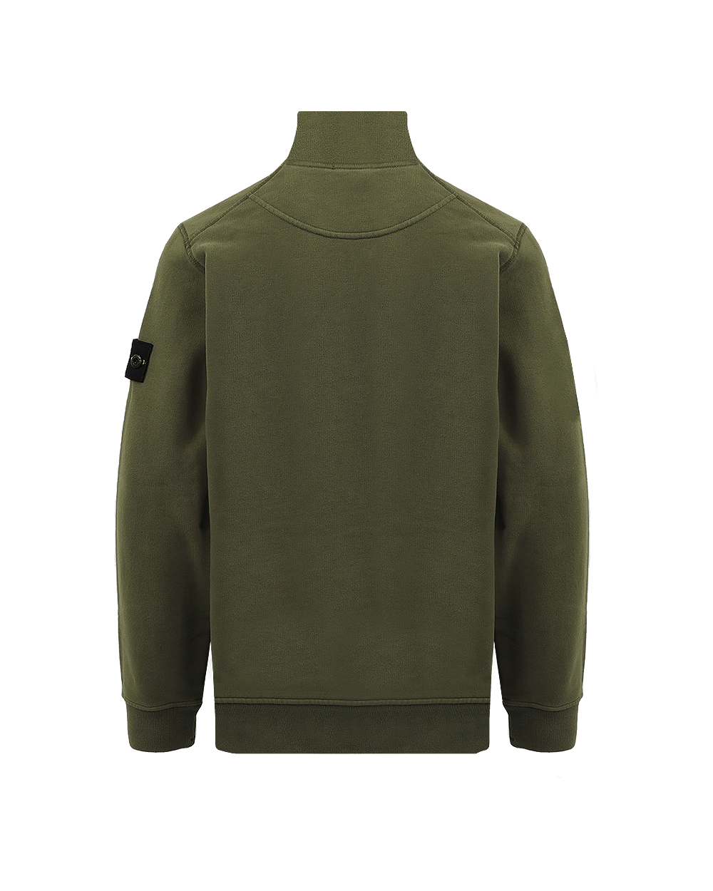 Stone Island Junior Kids Logo Half Zip Sweater Groen Groen