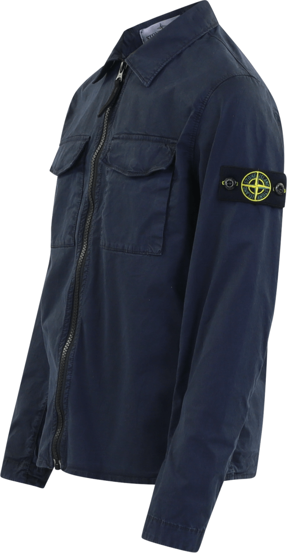 Stone Island Junior Kids Overshirt Blauw