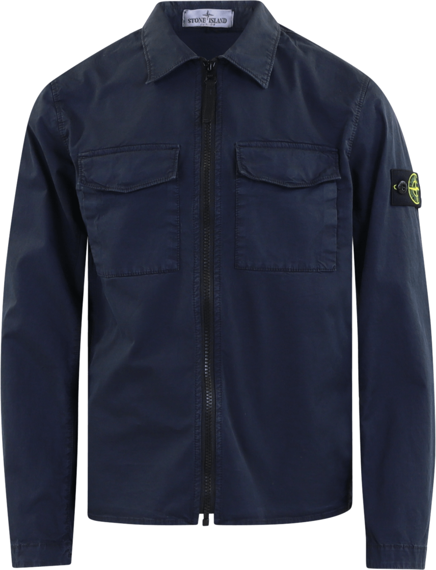 Stone Island Junior Kids Overshirt Blauw