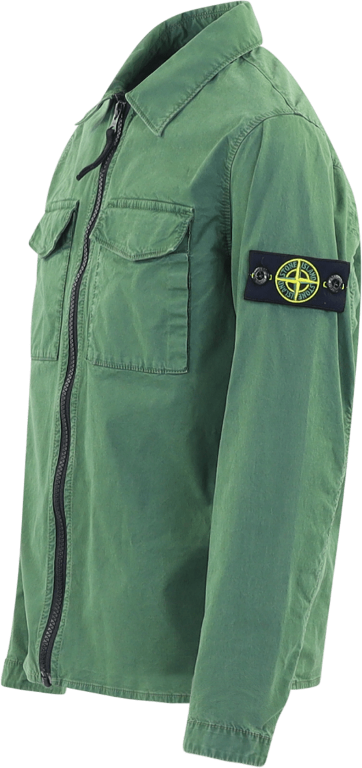 Stone Island Junior Kids Overshirt Groen