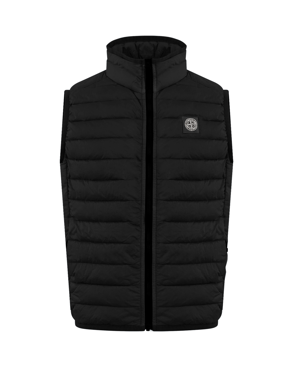 Stone Island Junior Kids Sleeveless Realdown Jacket Zwart