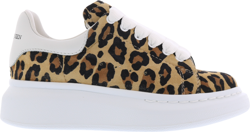 Alexander McQueen Kids Sneaker Leath.S.Rubb Leopard S Beige