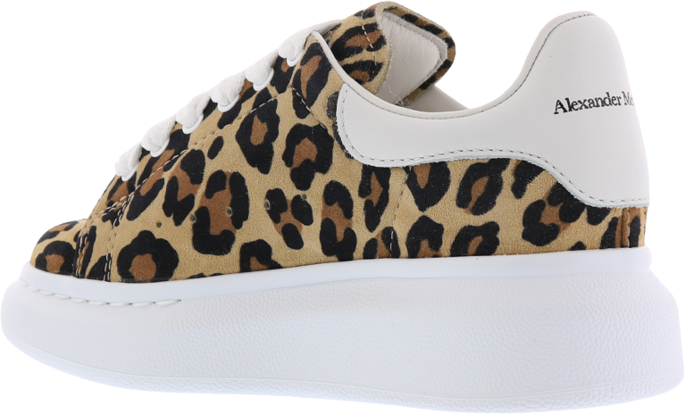 Alexander McQueen Kids Sneaker Leath.S.Rubb Leopard S Beige