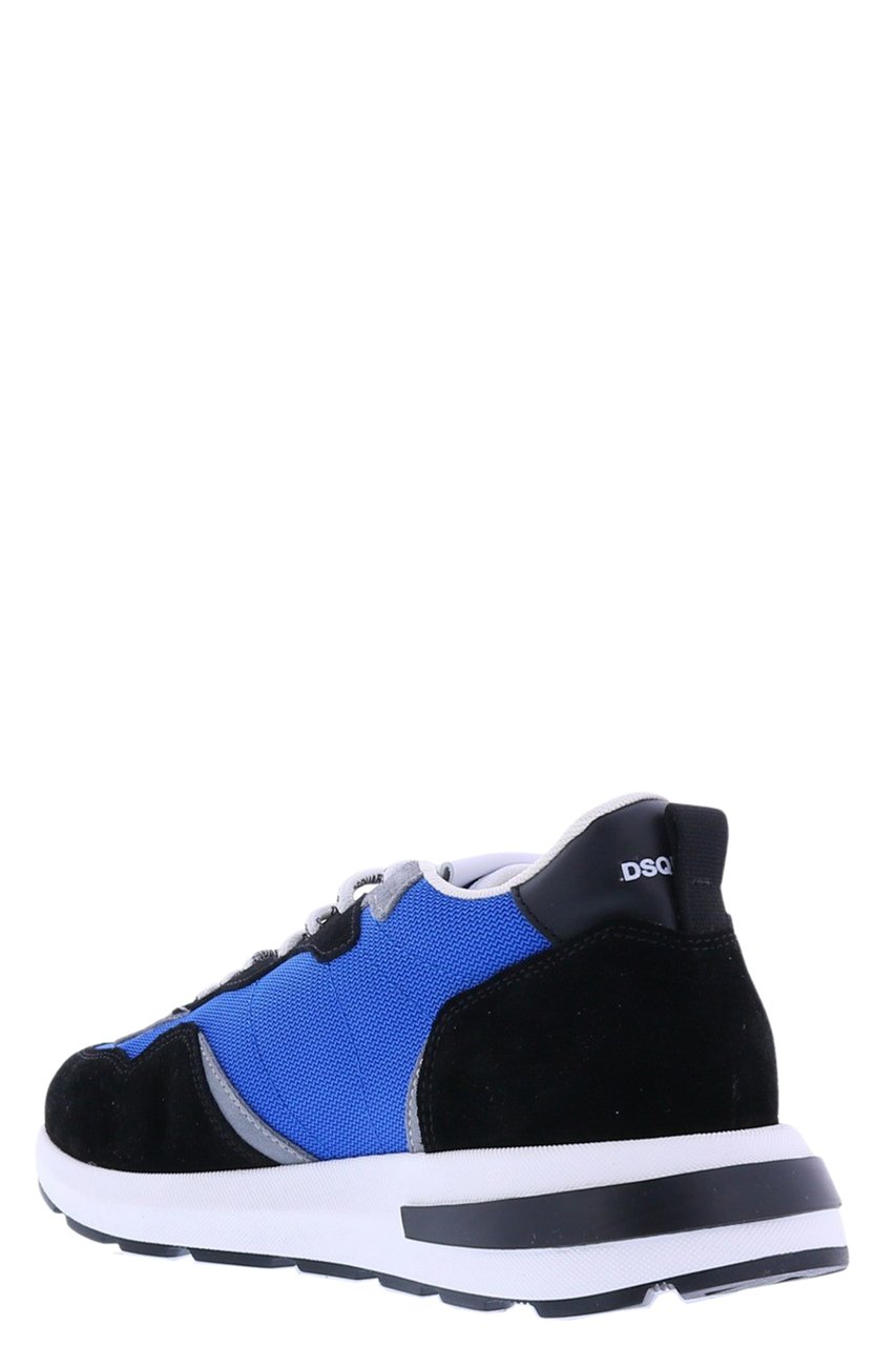 Dsquared2 Kids Sneakers Running Sole Lace Dsq Blauw