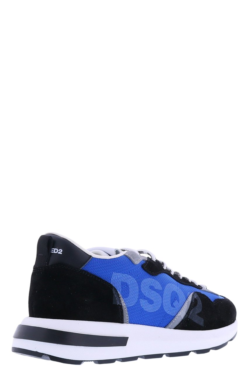 Dsquared2 Kids Sneakers Running Sole Lace Dsq Blauw