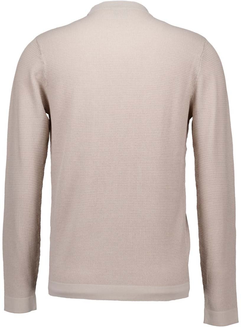 Genti Genti Round Pocket Ls Truien Bruin K9155-1257 Bruin