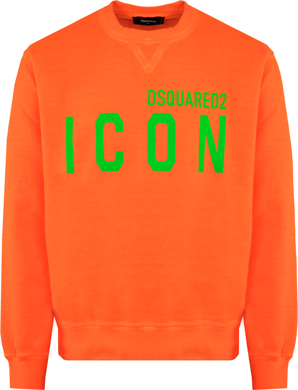 Dsquared2 Heren Icon Splash Sweatshirt Oranje Geel