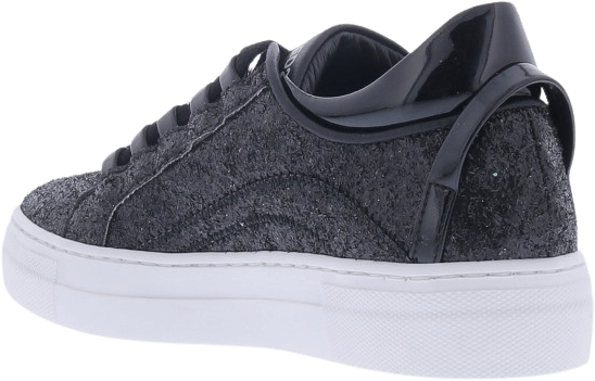 Dsquared2 Kids 551 Low Top Lace Tennis Sneake Zwart