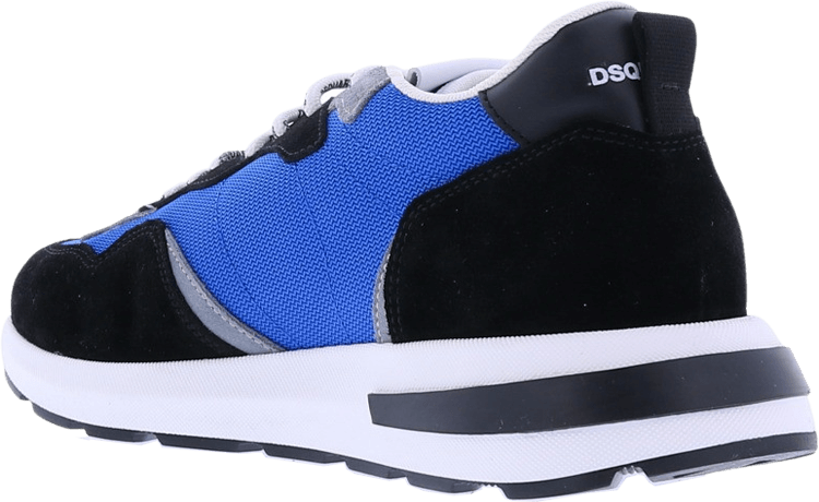 Dsquared2 Kids Sneakers Running Sole Lace Dsq Blauw