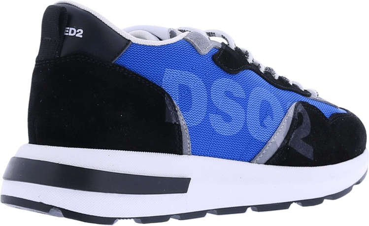 Dsquared2 Kids Sneakers Running Sole Lace Dsq Blauw