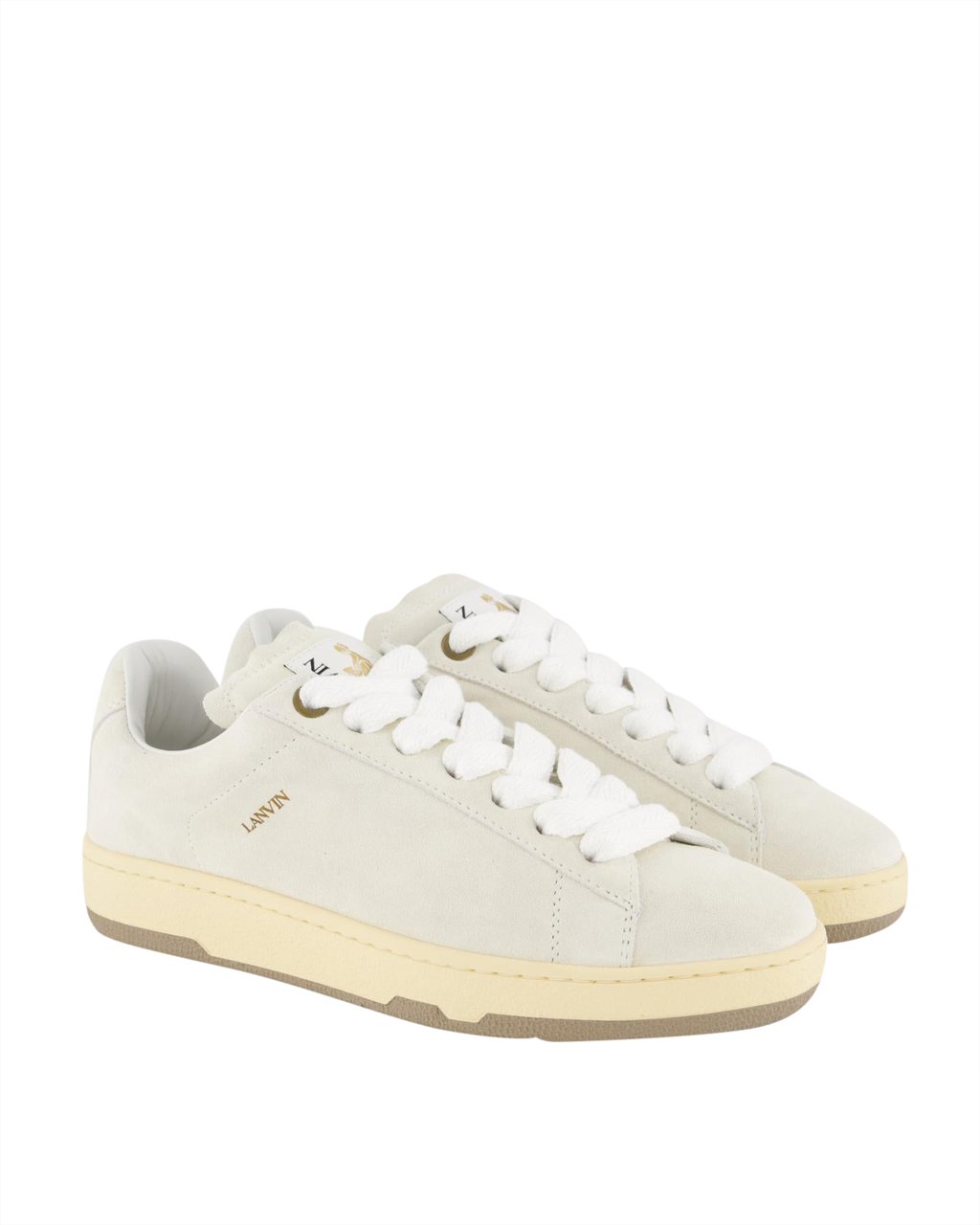 Lanvin Lite Curb Low-top Sneakers Wit