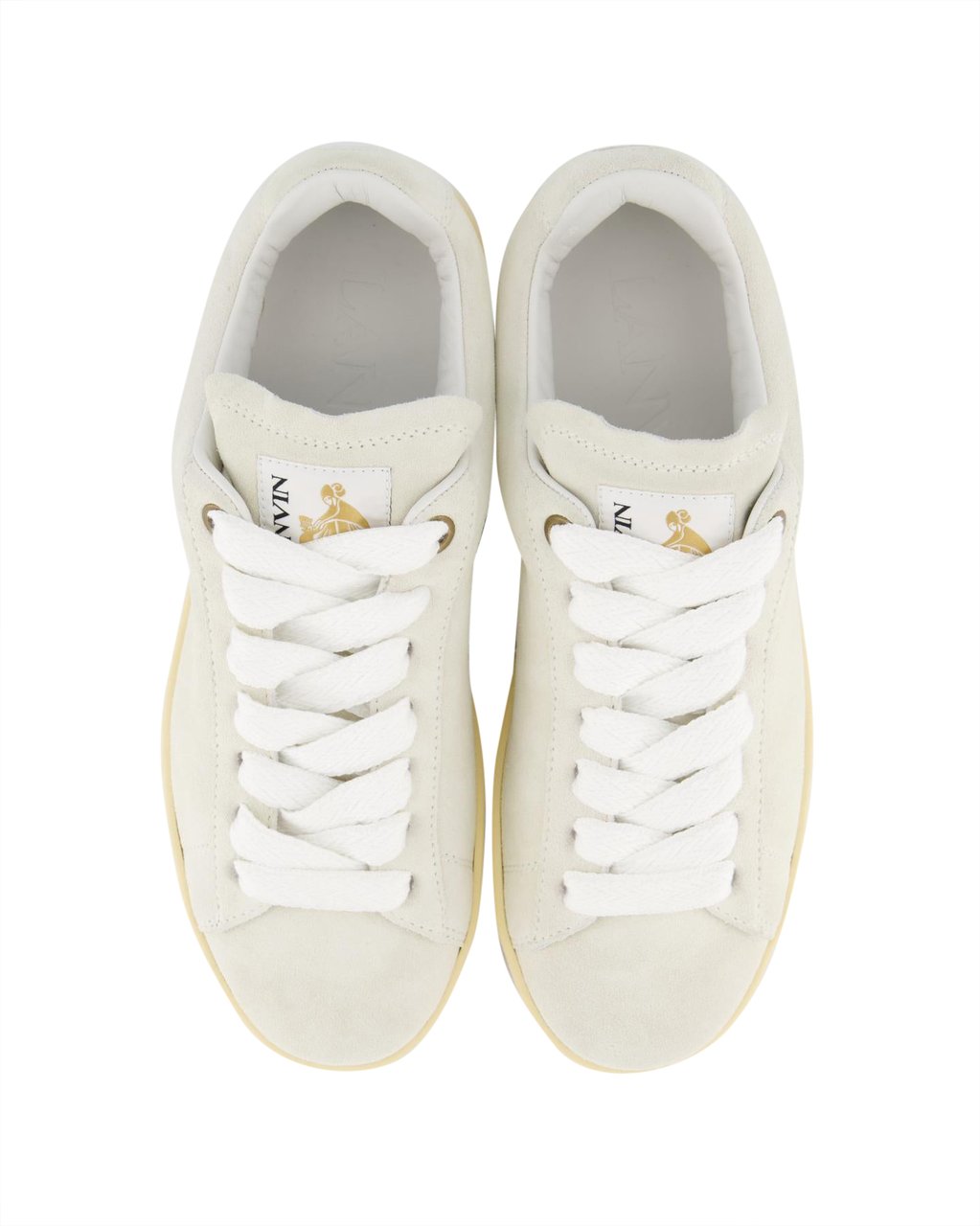 Lanvin Lite Curb Low-top Sneakers Wit