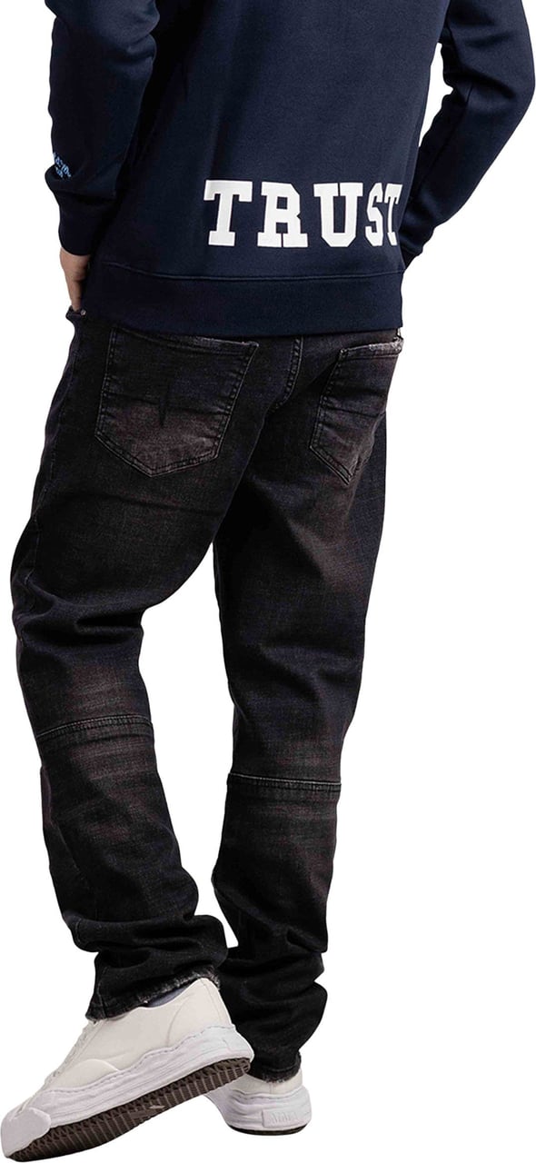 Richesse Bullet Baggy Jeans Heren Zwart Zwart