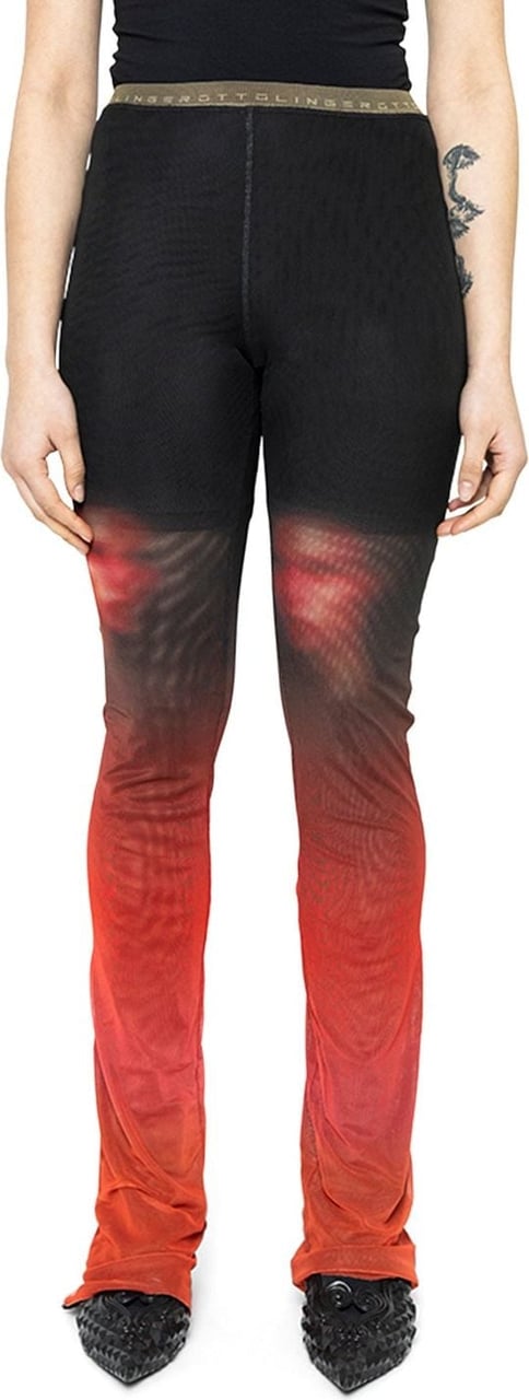 Ottolinger KNITTED MESH PANTS FACE PRINT Divers