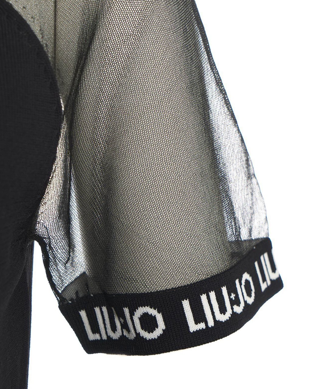 Liu Jo Dress in contrasting material Zwart