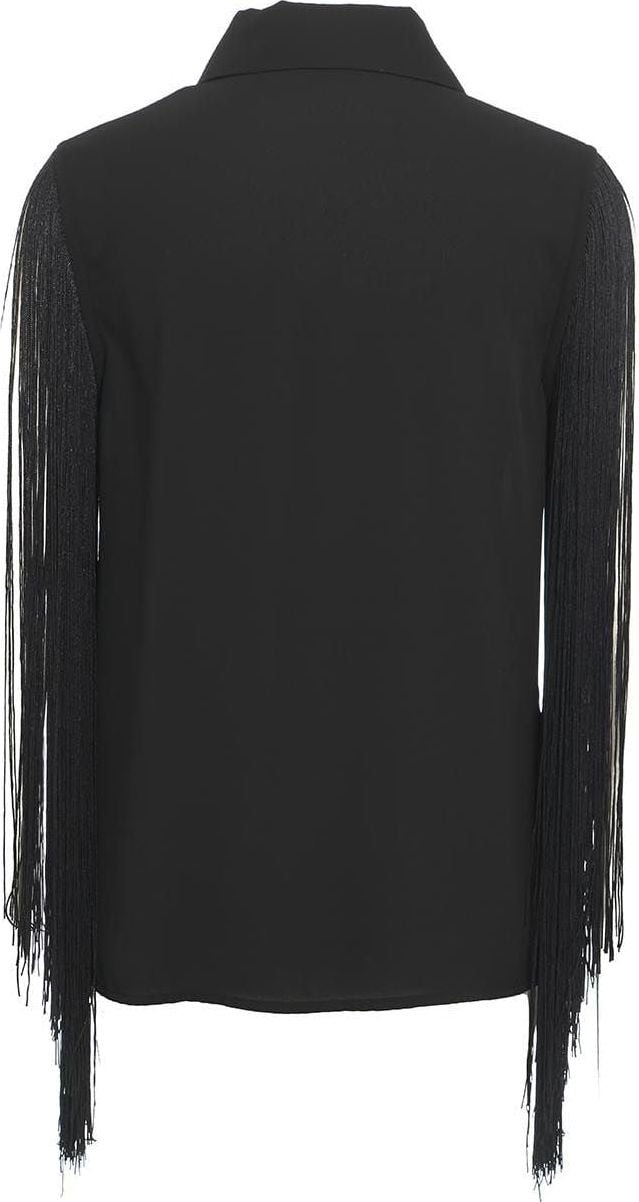 Liu Jo Shirt with fringed details Zwart