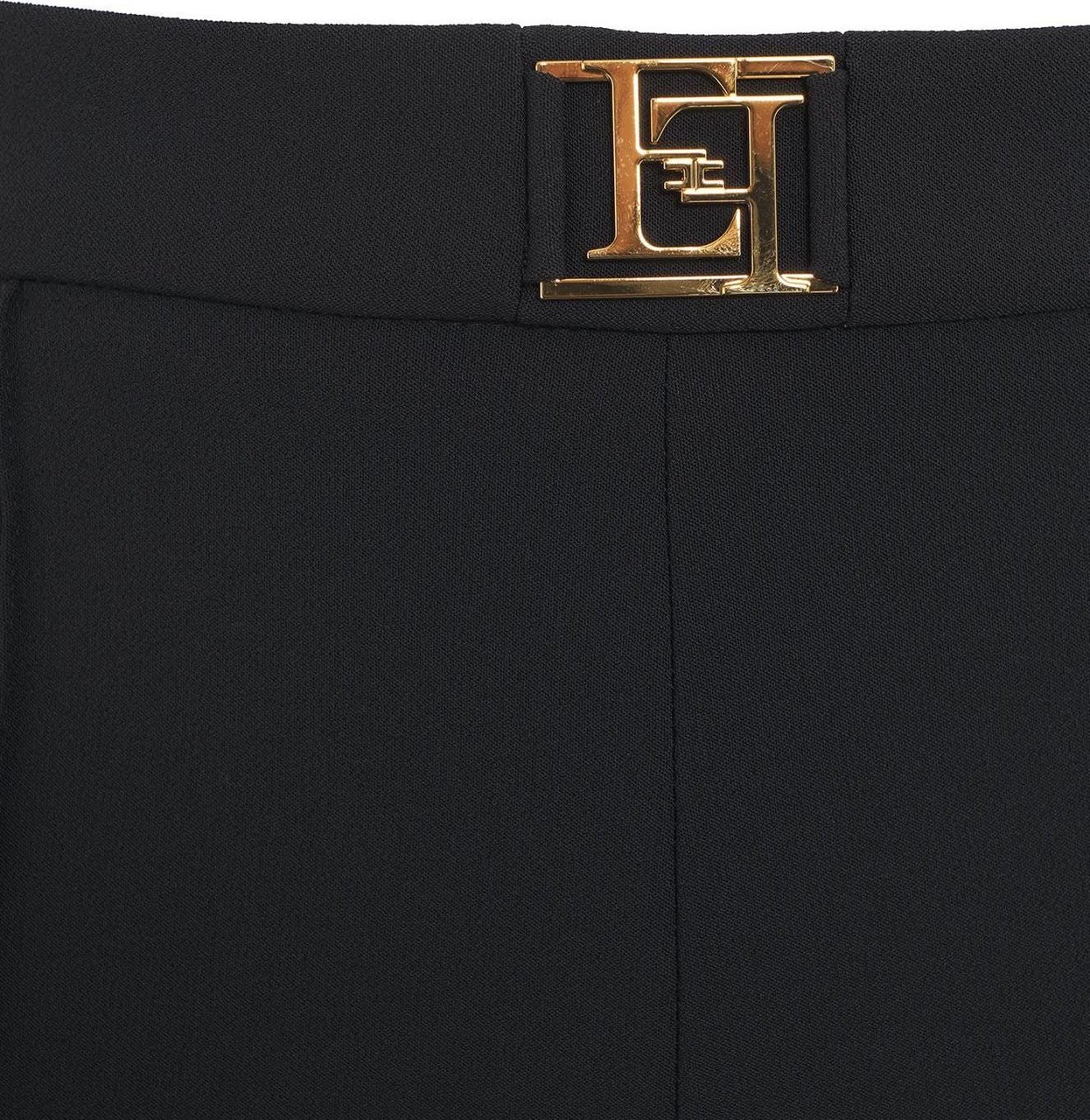 Elisabetta Franchi Shorts with logo detail Zwart